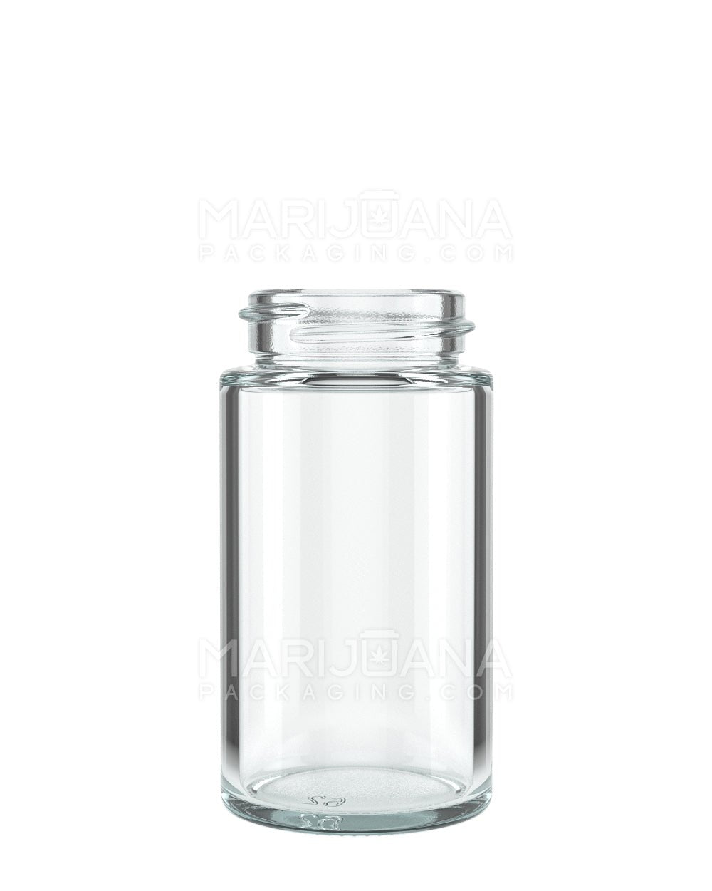 Wide Mouth Straight Sided Clear Glass Jars for Pre-Rolls | 38mm - 2oz - 180 Count - 1