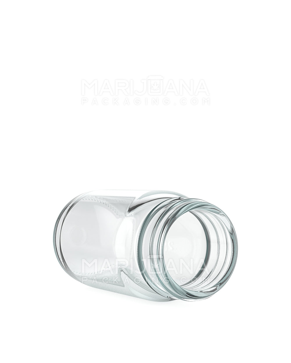 Wide Mouth Straight Sided Clear Glass Jars for Pre-Rolls | 38mm - 2oz - 288 Count - 3