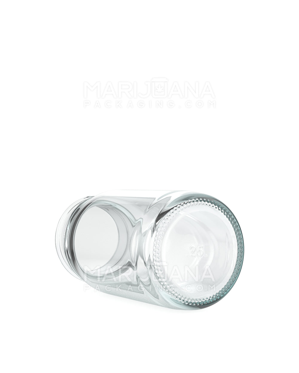 Wide Mouth Straight Sided Clear Glass Jars for Pre-Rolls | 38mm - 2oz - 160 Count - 4