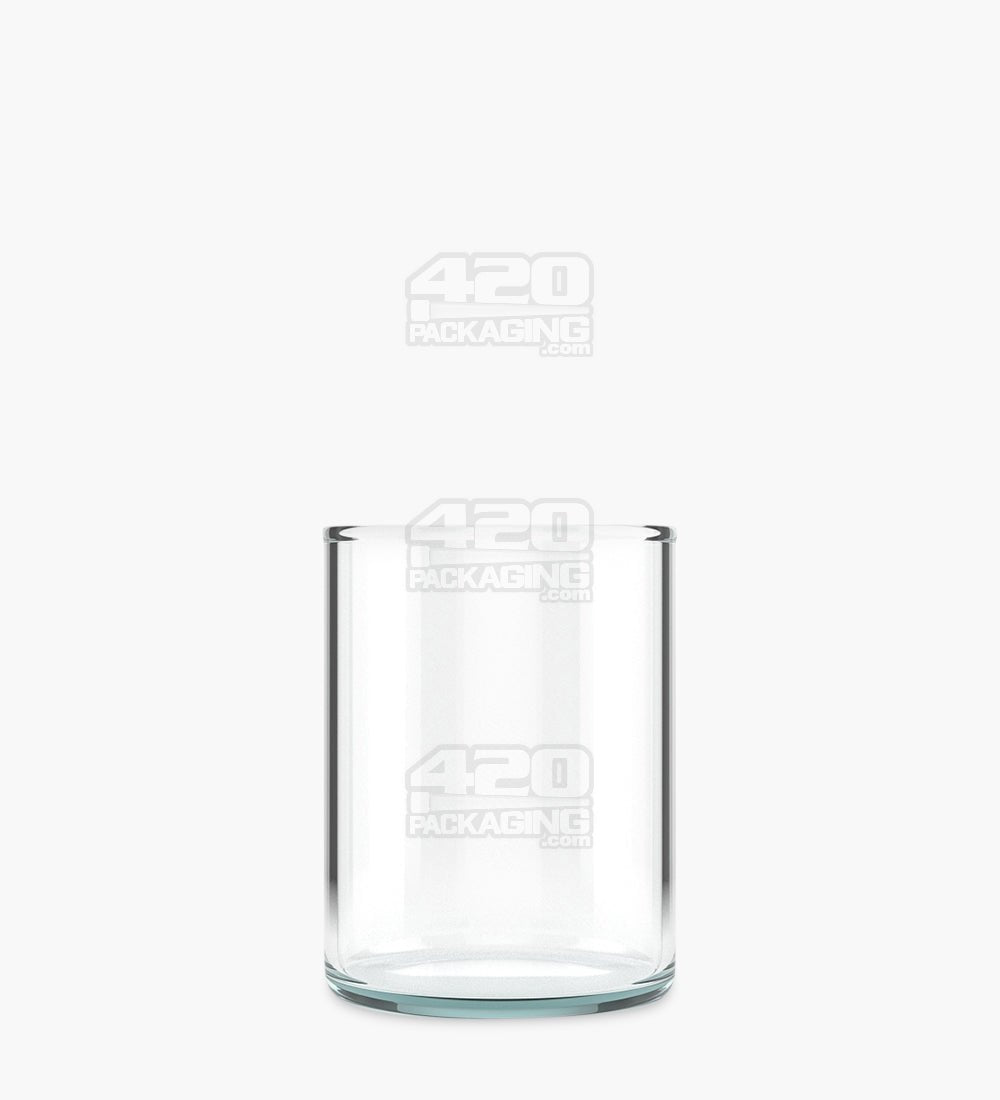 2oz Straight-Sided Clear Glass Screw Top Jars With White Lid 240/Box - 2
