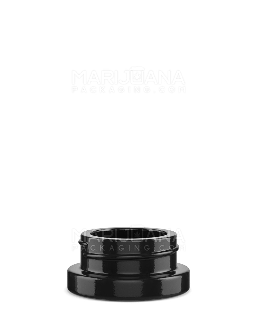 Child Resistant | Black Glass Concentrate Jar with Black Cap | 38mm - 9mL - 320 Count - 2