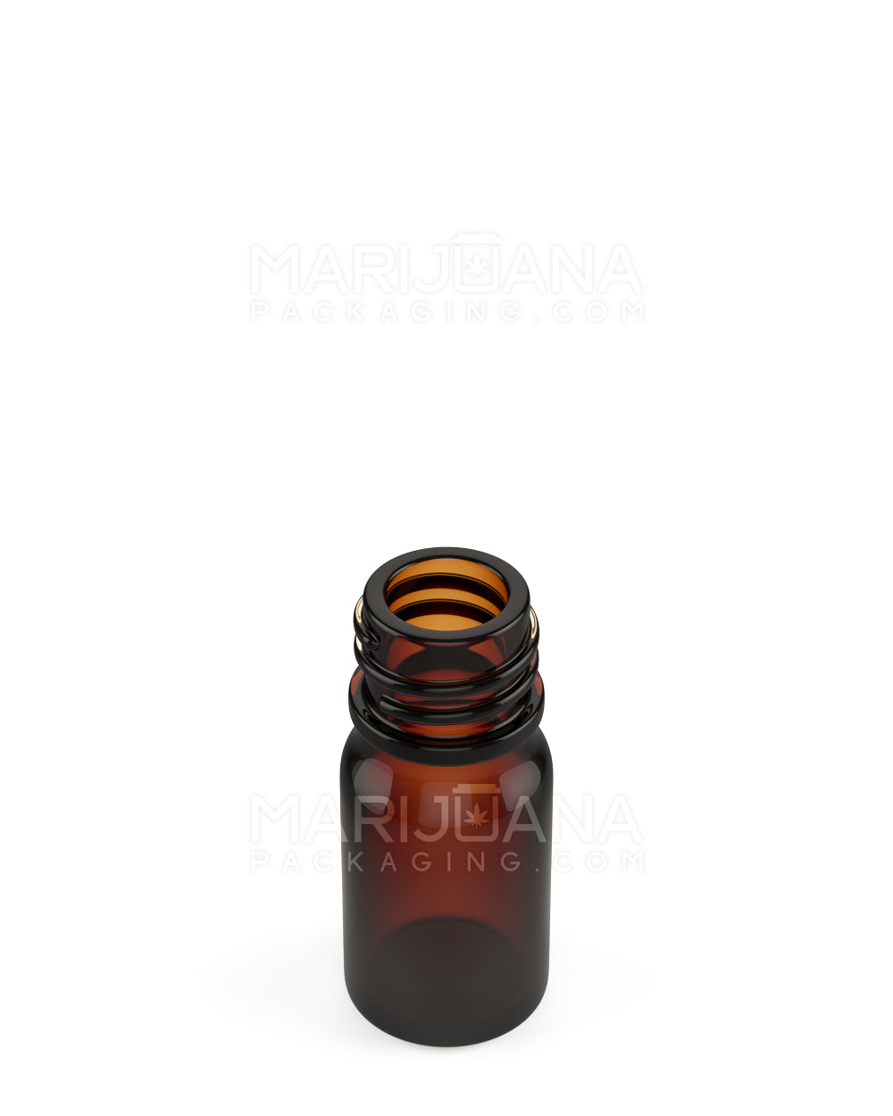 Child Resistant | Glass Tincture Bottles w/ Black Ribbed Dropper Cap | 5mL - Amber - 120 Count - 3