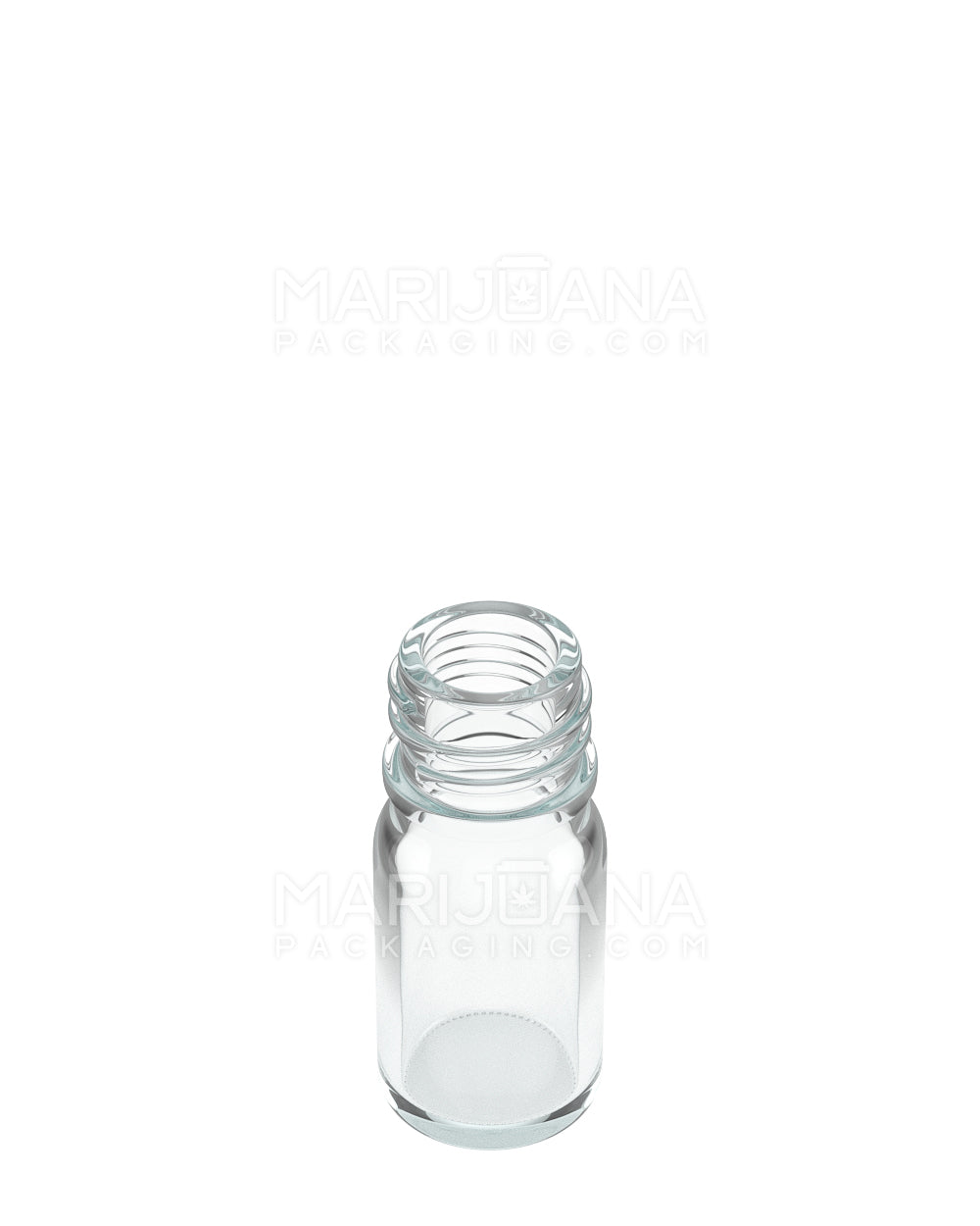 Child Resistant | Glass Tincture Bottles w/ Black Ribbed Dropper Cap | 5mL - Clear - 120 Count - 3