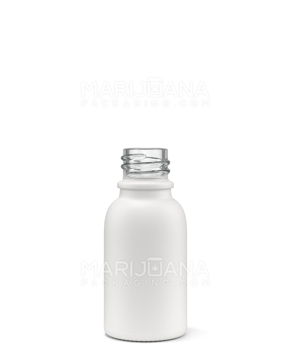 Glass Tincture Bottles | 15mL - Matte White | Sample - 1