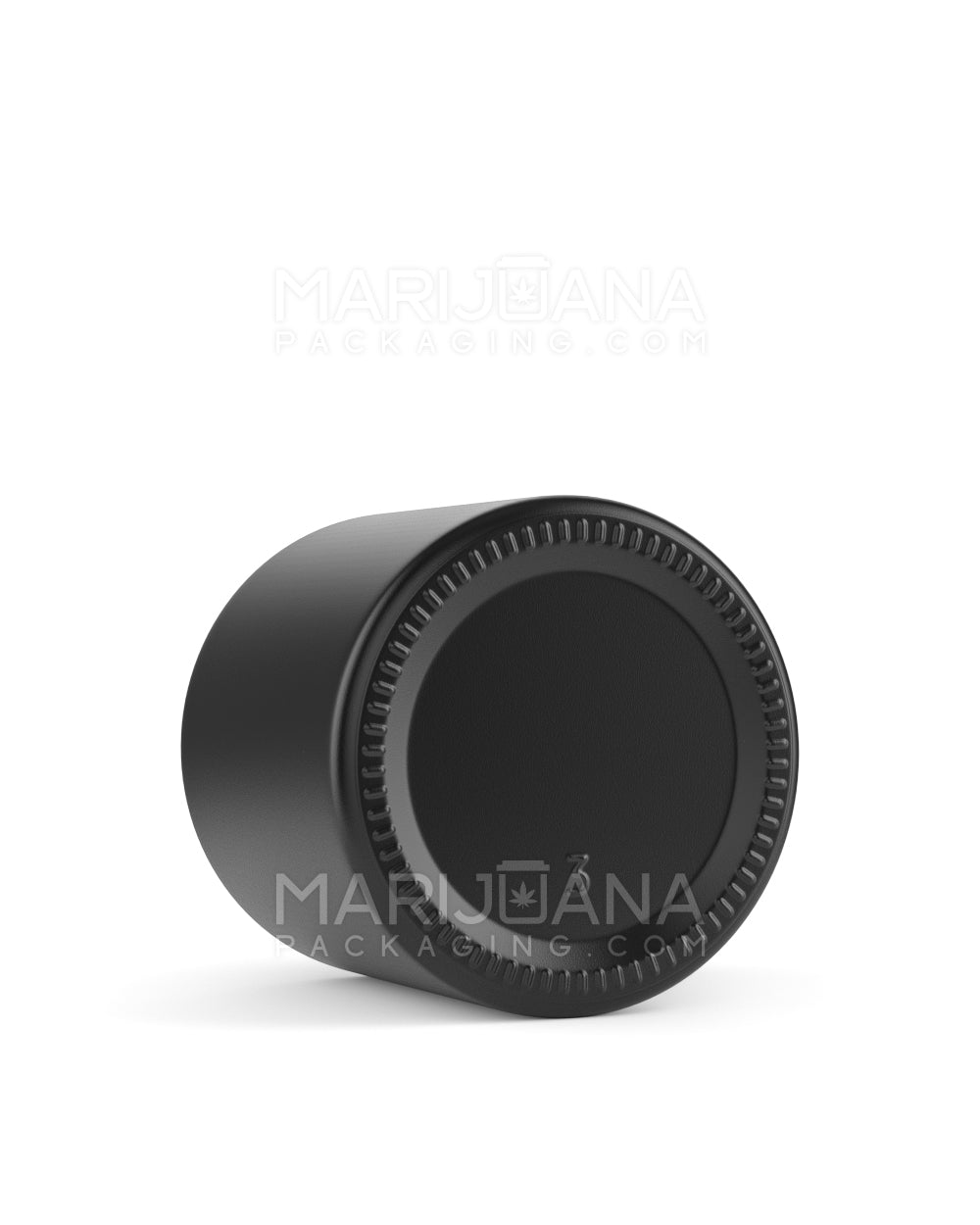 Straight Sided Matte Black Glass Jars | 50mm - 3oz - 100 Count - 4