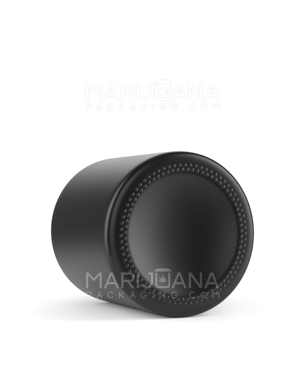 Straight Sided Matte Black Glass Jars | 50mm - 4oz - 100 Count - 4