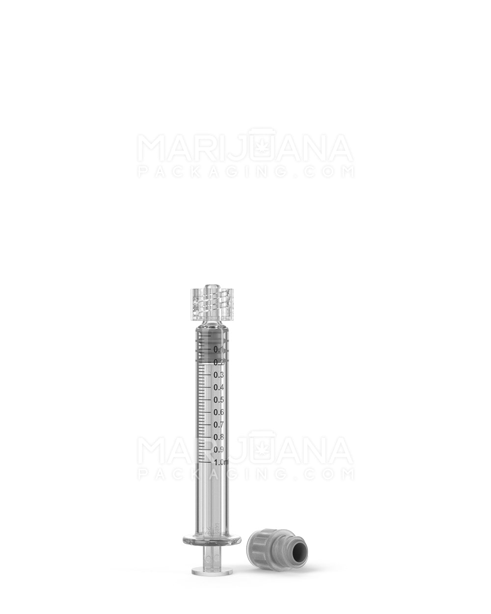 Luer Lock | Long Glass Dab Applicator Syringes | 1mL - 0.1mL Increments - 100 Count - 9