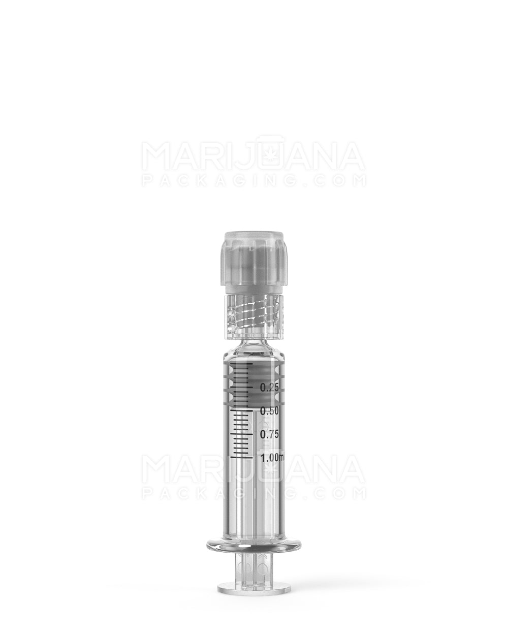 Child Resistant & Luer Lock | Glass Dab Applicator Syringes | 1mL - 0.25mL Increments - 100 Count - 8