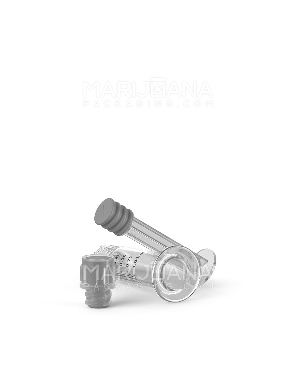 Luer Lock | Glass Dab Applicator Syringes | 1mL - 0.25mL Increments | Sample - 5
