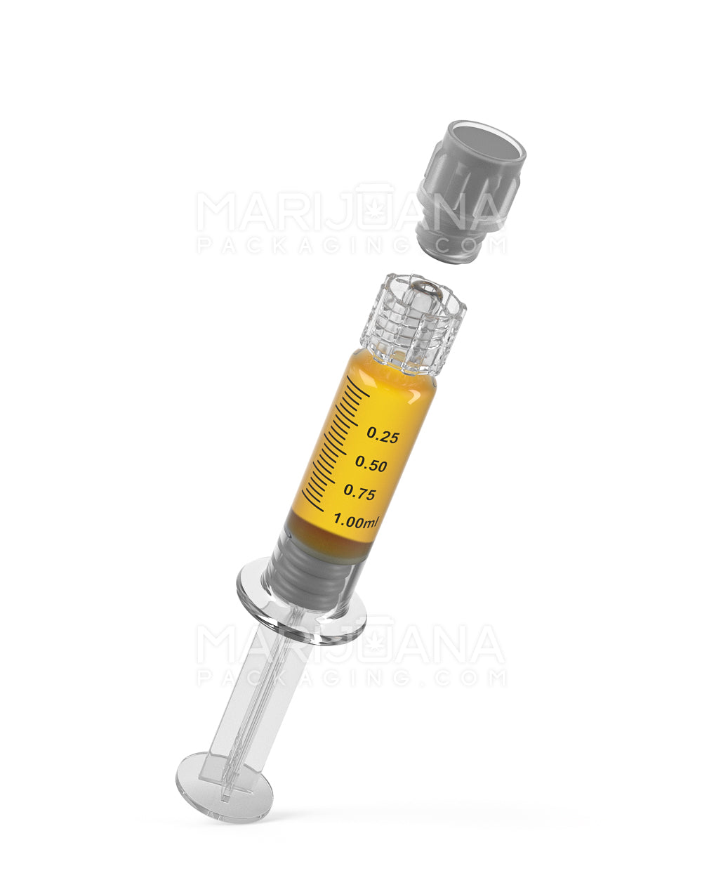 Luer Lock | Glass Dab Applicator Syringes | 1mL - 0.25mL Increments | Sample - 6