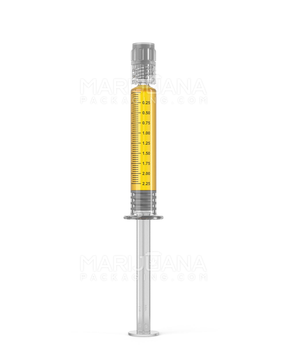 Luer Lock | Glass Dab Applicator Syringes | 2.25mL - 0.25mL Increments - 100 Count - 2