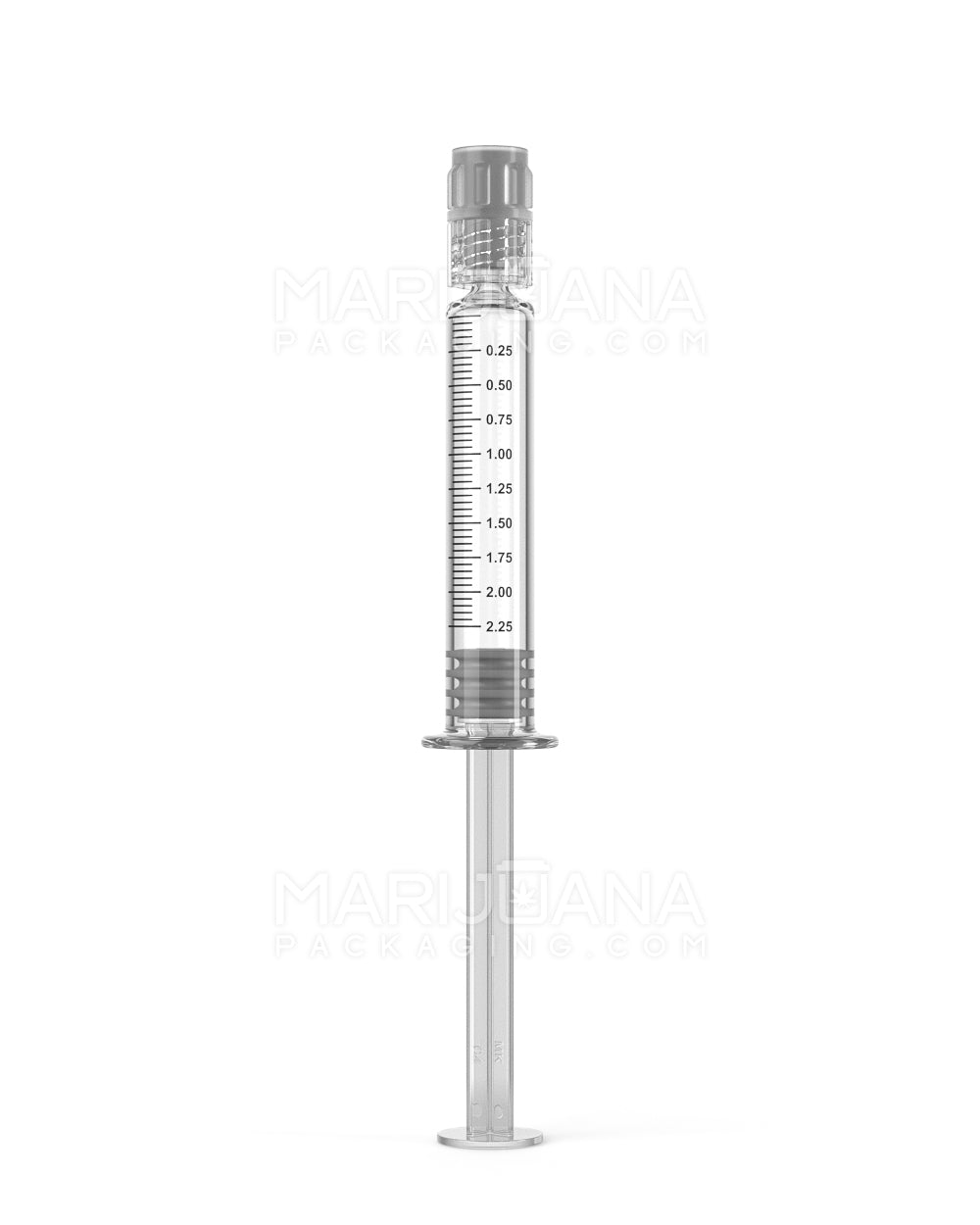 Luer Lock | Glass Dab Applicator Syringes | 2.25mL - 0.25mL Increments - 100 Count - 1