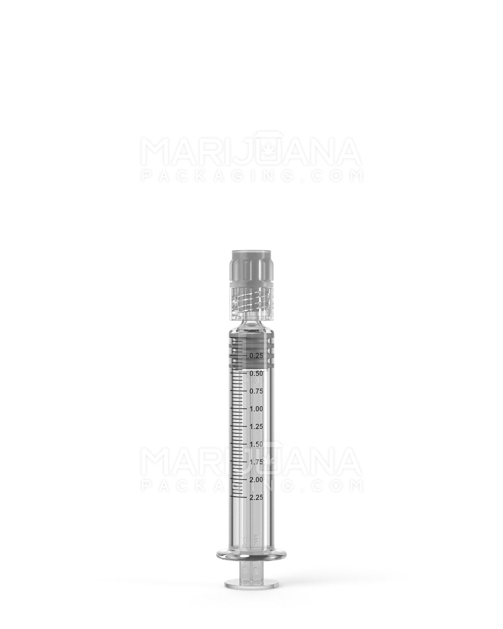 Luer Lock | Glass Dab Applicator Syringes | 2.25mL - 0.25mL Increments - 100 Count - 8