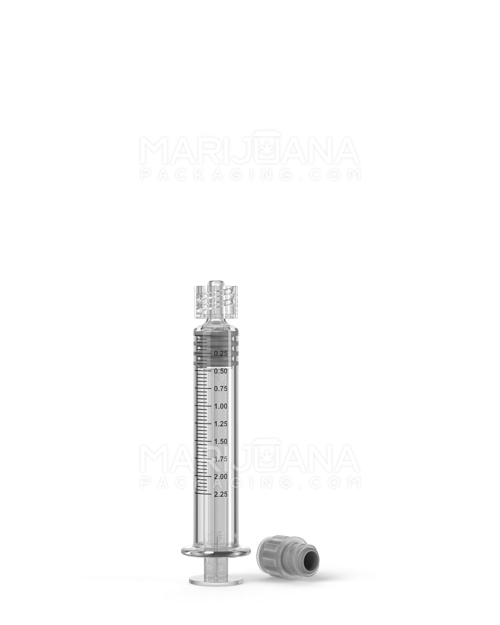 Luer Lock | Glass Dab Applicator Syringes | 2.25mL - 0.25mL Increments | Sample - 9