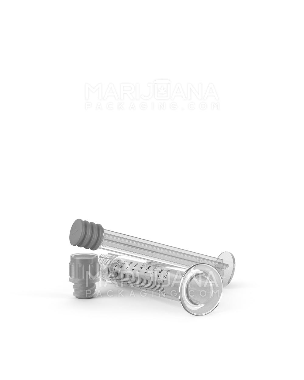Luer Lock | Glass Dab Applicator Syringes | 2.25mL - 0.25mL Increments | Sample - 5