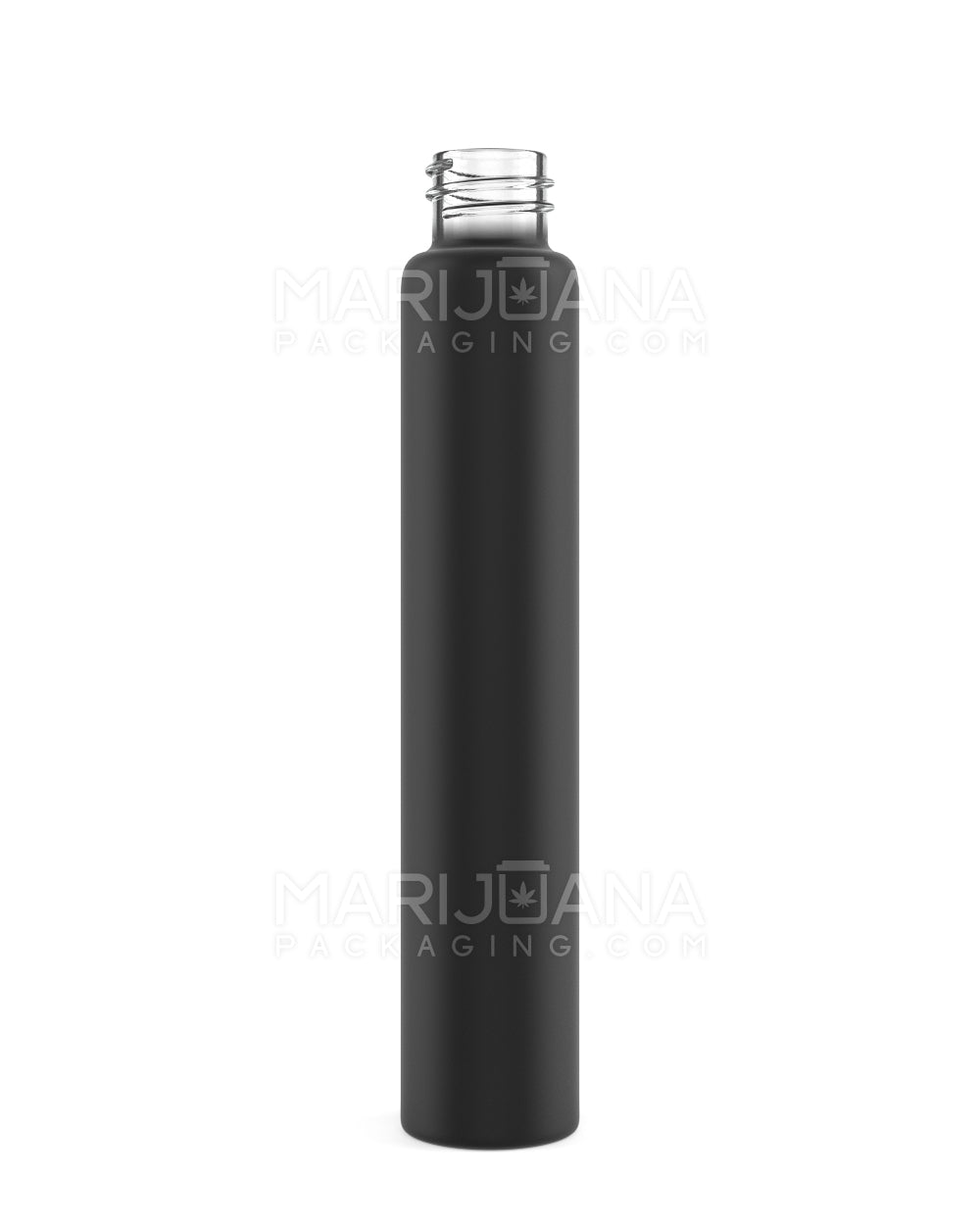 120mm Glass Pre-Roll Tubes with Child Resistant Black Caps - 400 Tubes/Case
