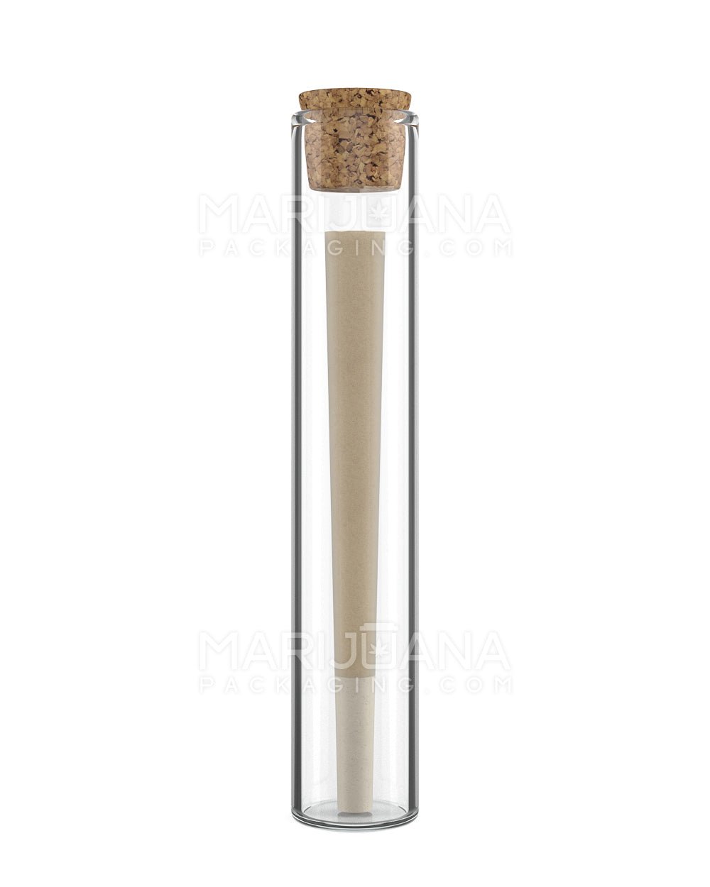 Glass Pre-Roll Tube with Cork Top | 120mm - Clear Glass - 500 Count - 2