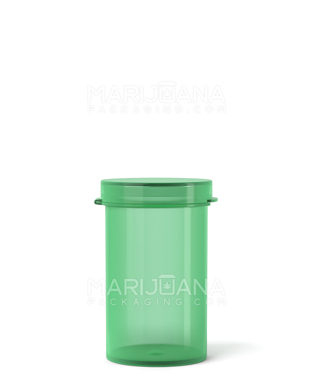 Green Hinged Lid Vials | 6dr - 1g - 600 Count - 2