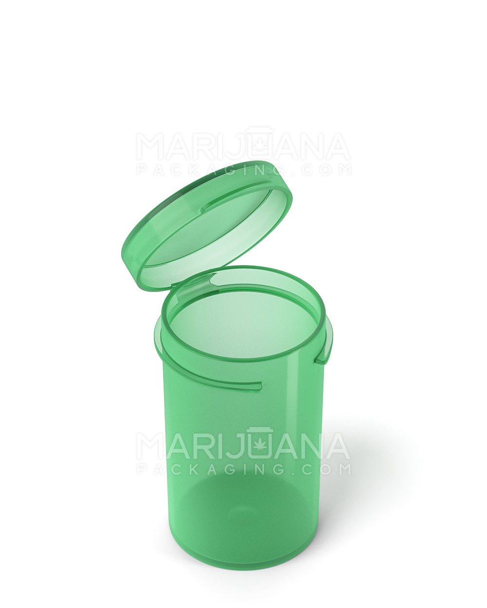 Green Hinged Lid Vials | 6dr - 1g - 600 Count - 3