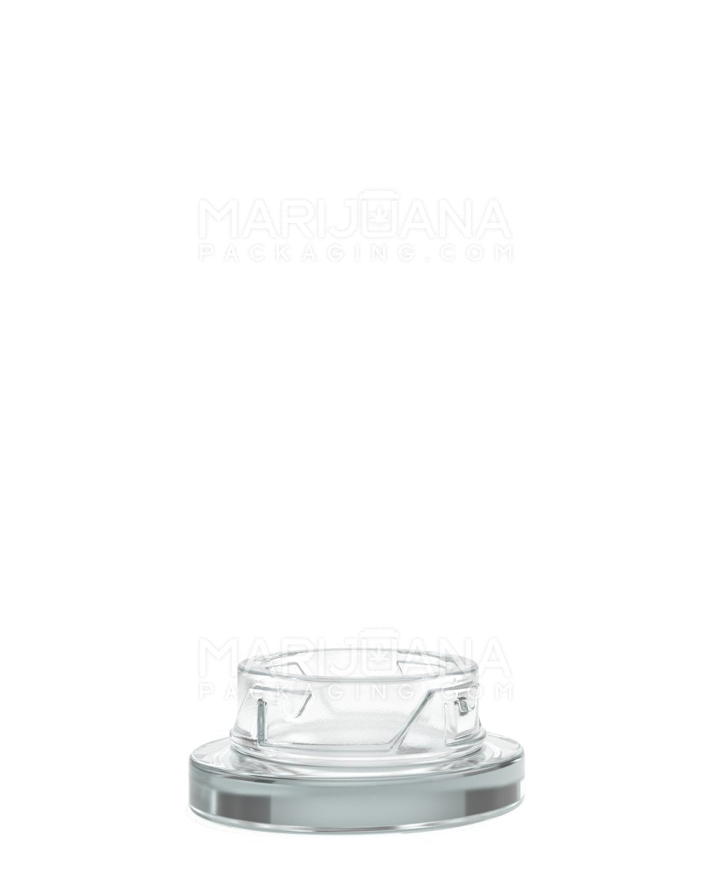 Child Resistant Clear Glass Oval Concentrate Jar w/ Black Cap | 45mm - 5mL | Sample - 4