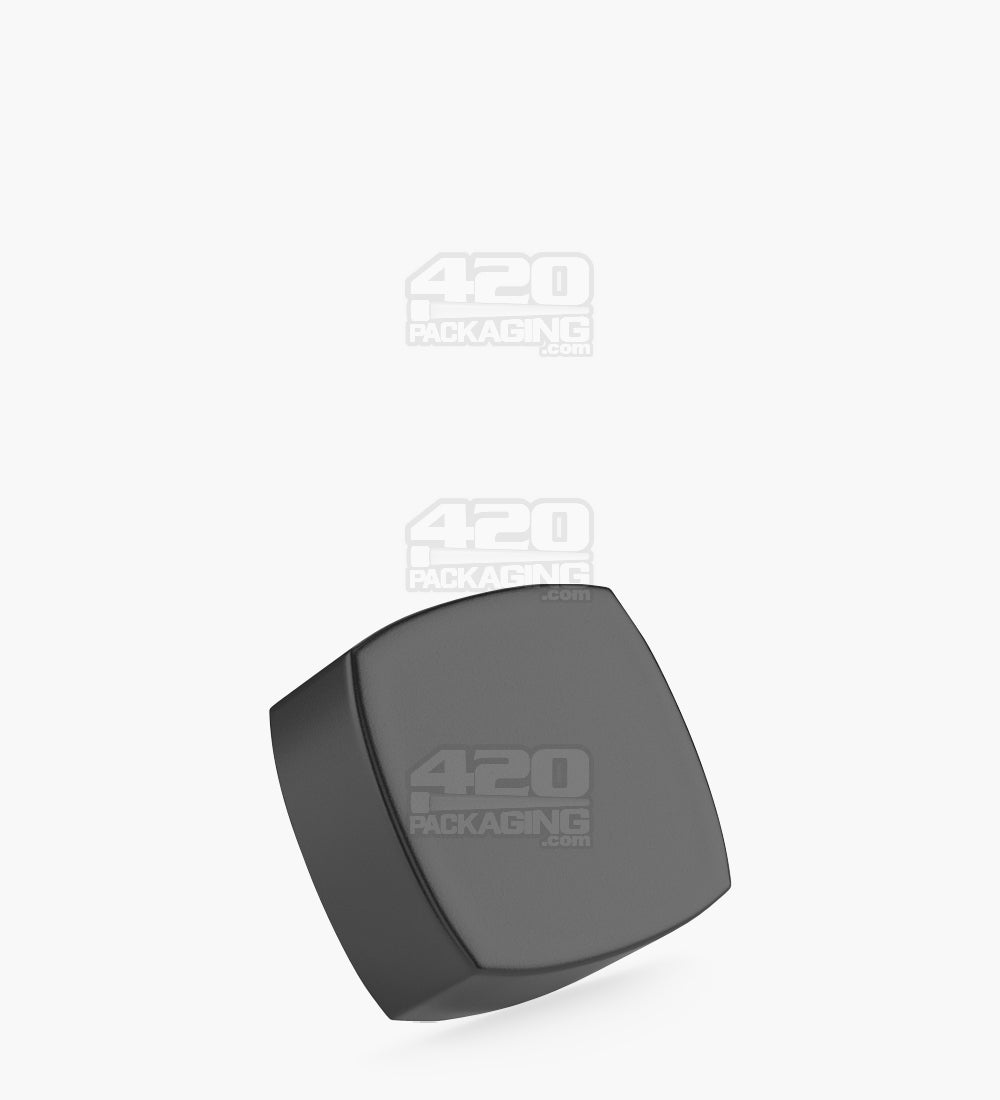 Child Resistant | Push Down & Turn Plastic Pillow PCR Caps w/ Teflon Liner | 32mm - Matte Black - 250 Count