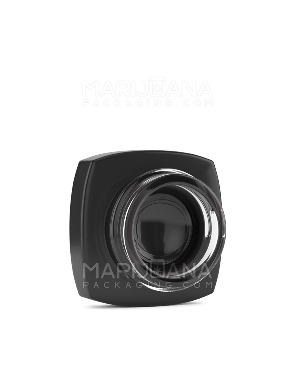 Matte Black Glass Pillow Concentrate Jar | 38mm - 9mL - 240 Count