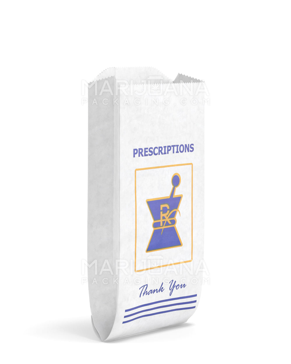 Pharmacy Prescription Bags | Medium - Kraft | Sample - 1