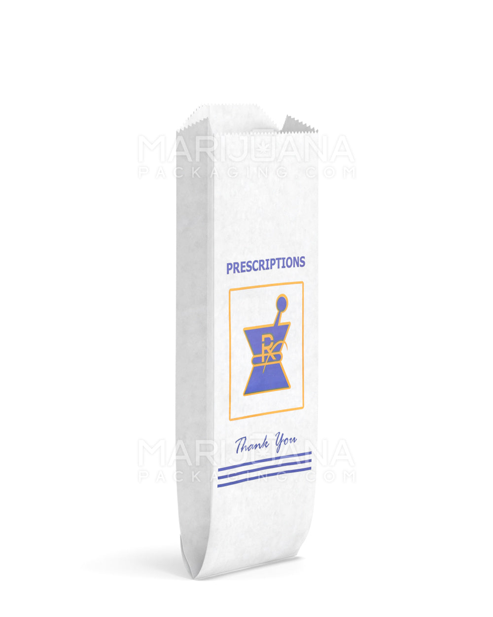 Pharmacy Prescription Bags | Small - Kraft | Sample - 1