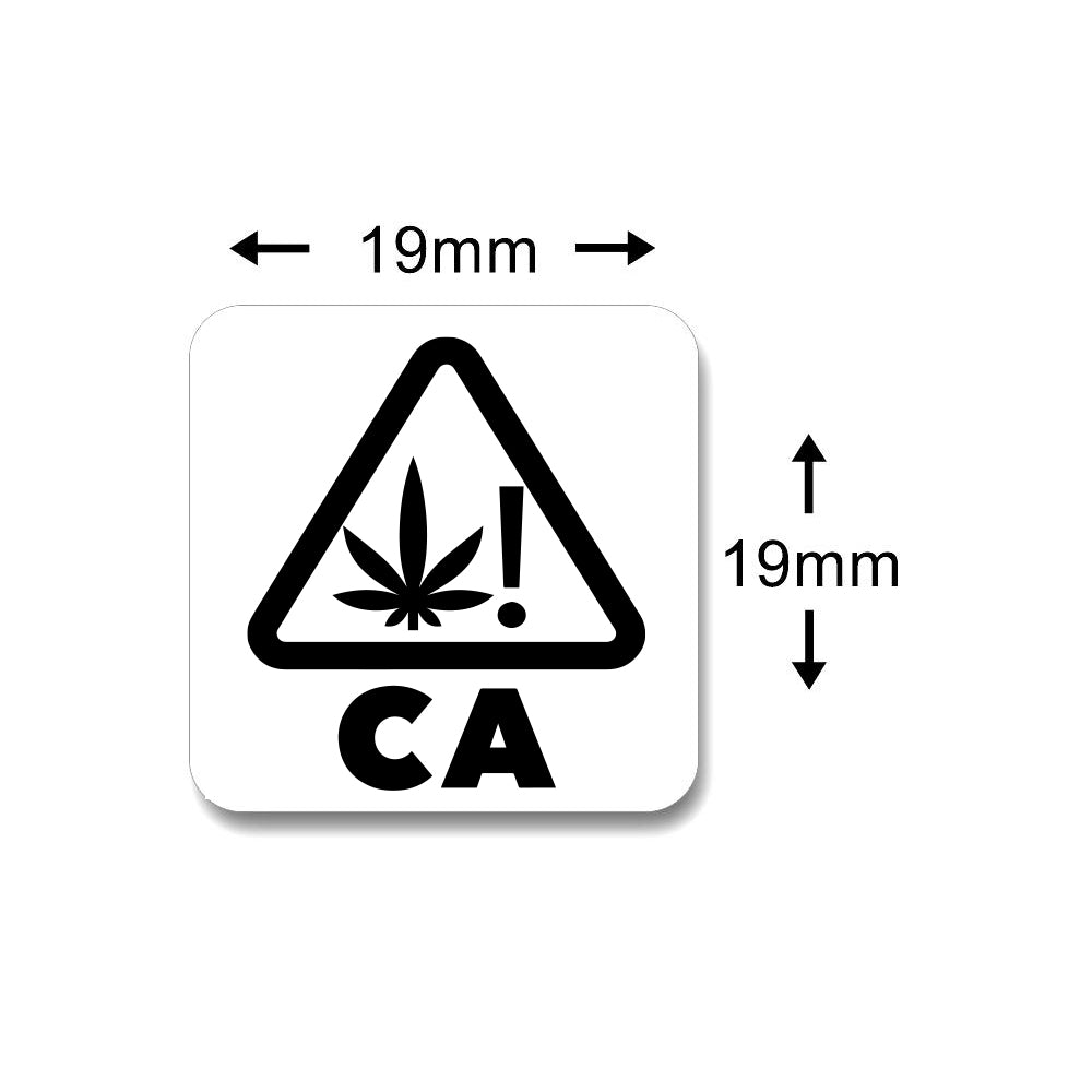 California Universal Product Symbol Labels | .75in x .75in - Square - 1000 Count - 4