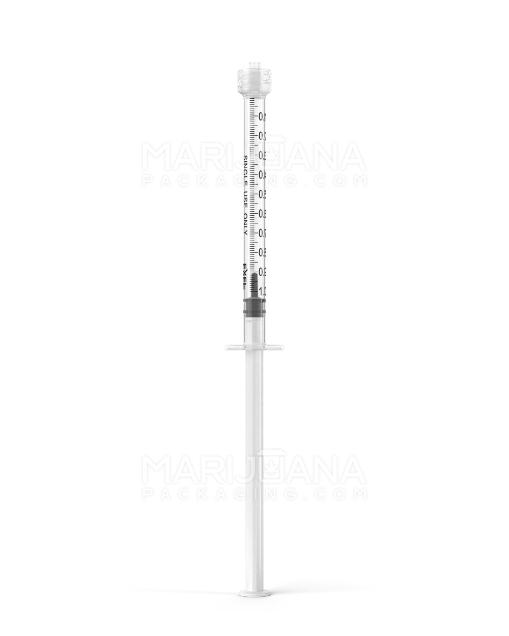 Luer Lock | Plastic Dab Applicator Syringes | 1mL - 0.1mL Increments - 100 Count - 1