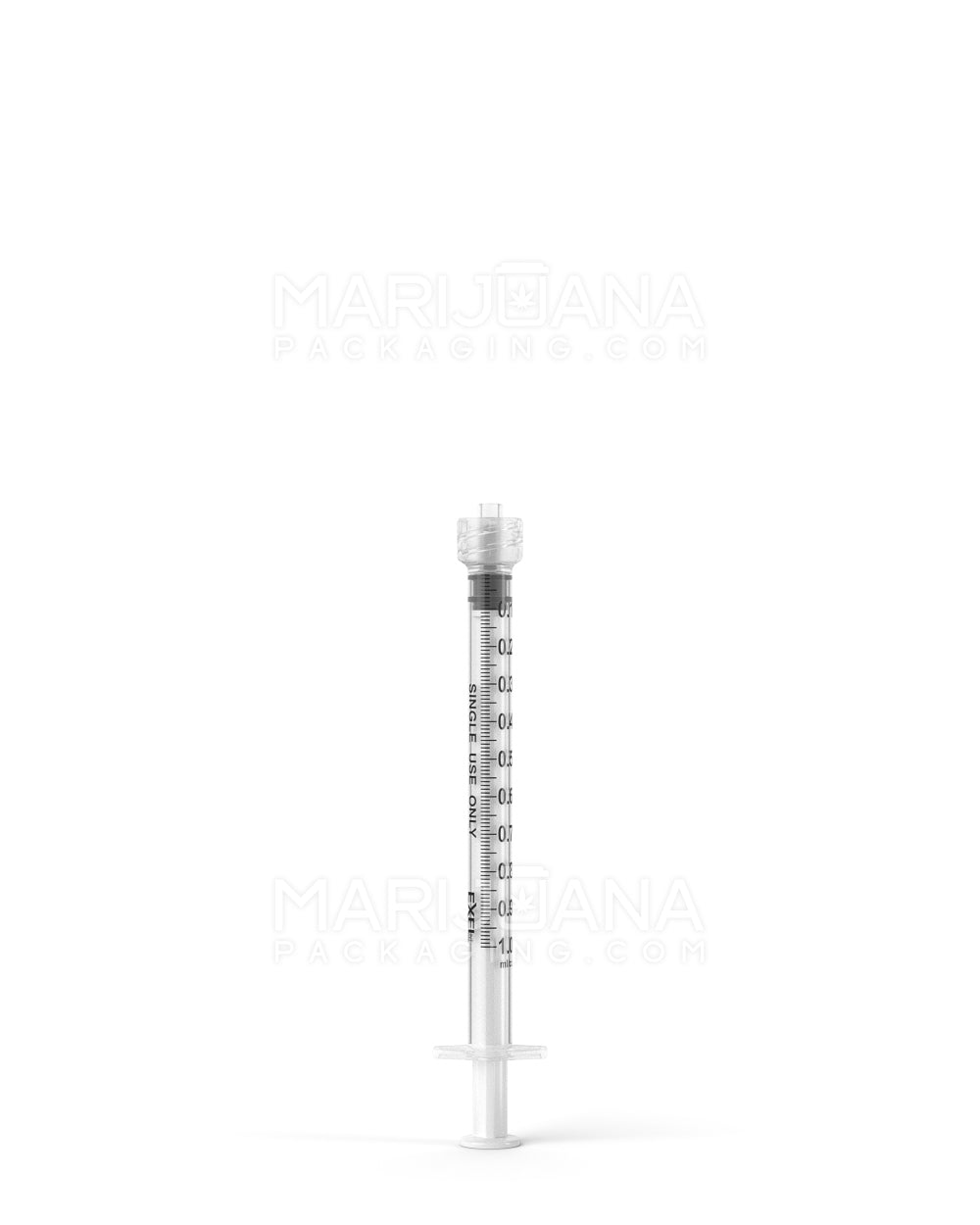 Luer Lock | Plastic Dab Applicator Syringes | 1mL - 0.1mL Increments - 100 Count - 8