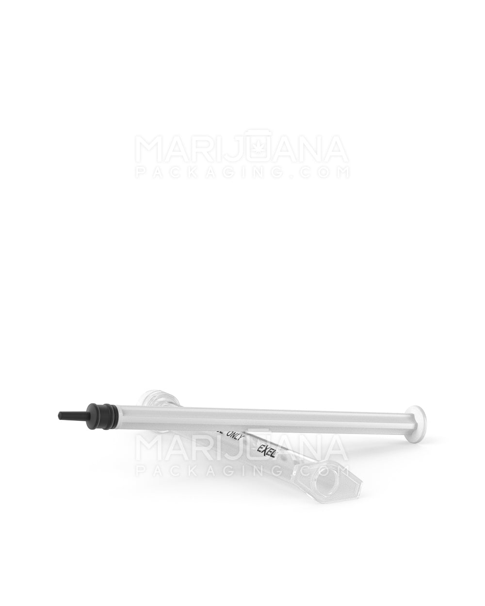 Luer Lock | Plastic Dab Applicator Syringes | 1mL - 0.1mL Increments - 100 Count - 5