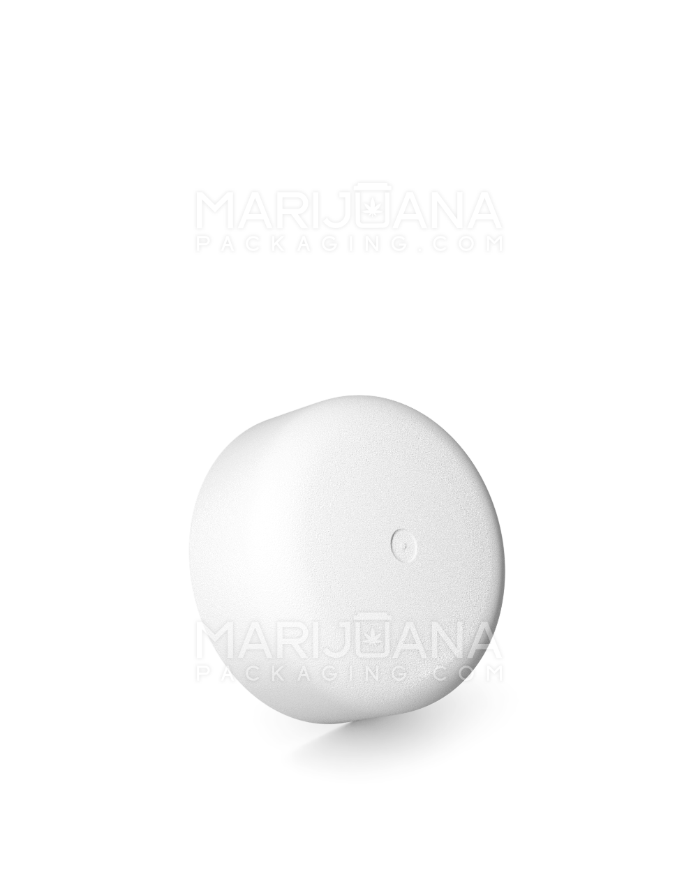 Child Resistant | Smooth Push Down & Turn Plastic Caps w/ Foam Liner | 28mm - Matte White - 504 Count - 1