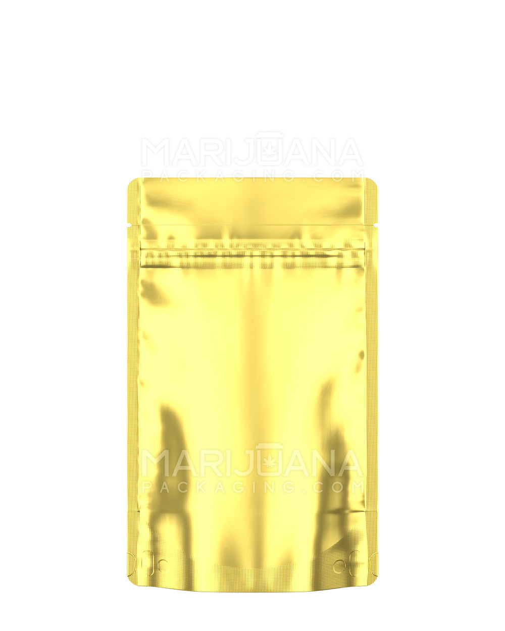 Tamper Evident | Matte Gold Vista Mylar Bag | 4in x 6.5in - 7g - 1000 Count - 3