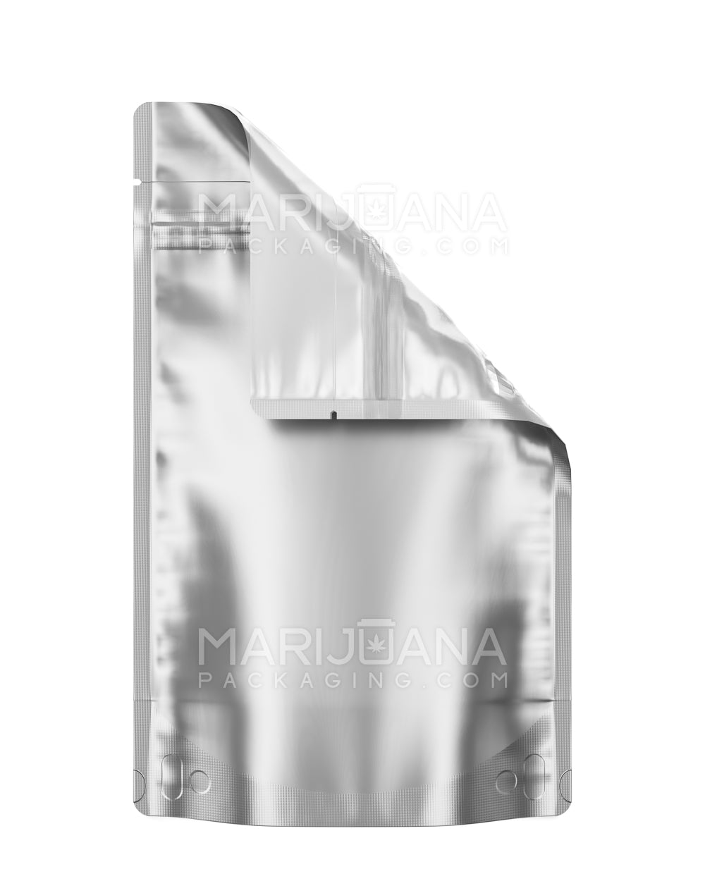 Tamper Evident Matte Silver Vista Mylar Bags | 5in x 8.1in - 14g | Sample - 1
