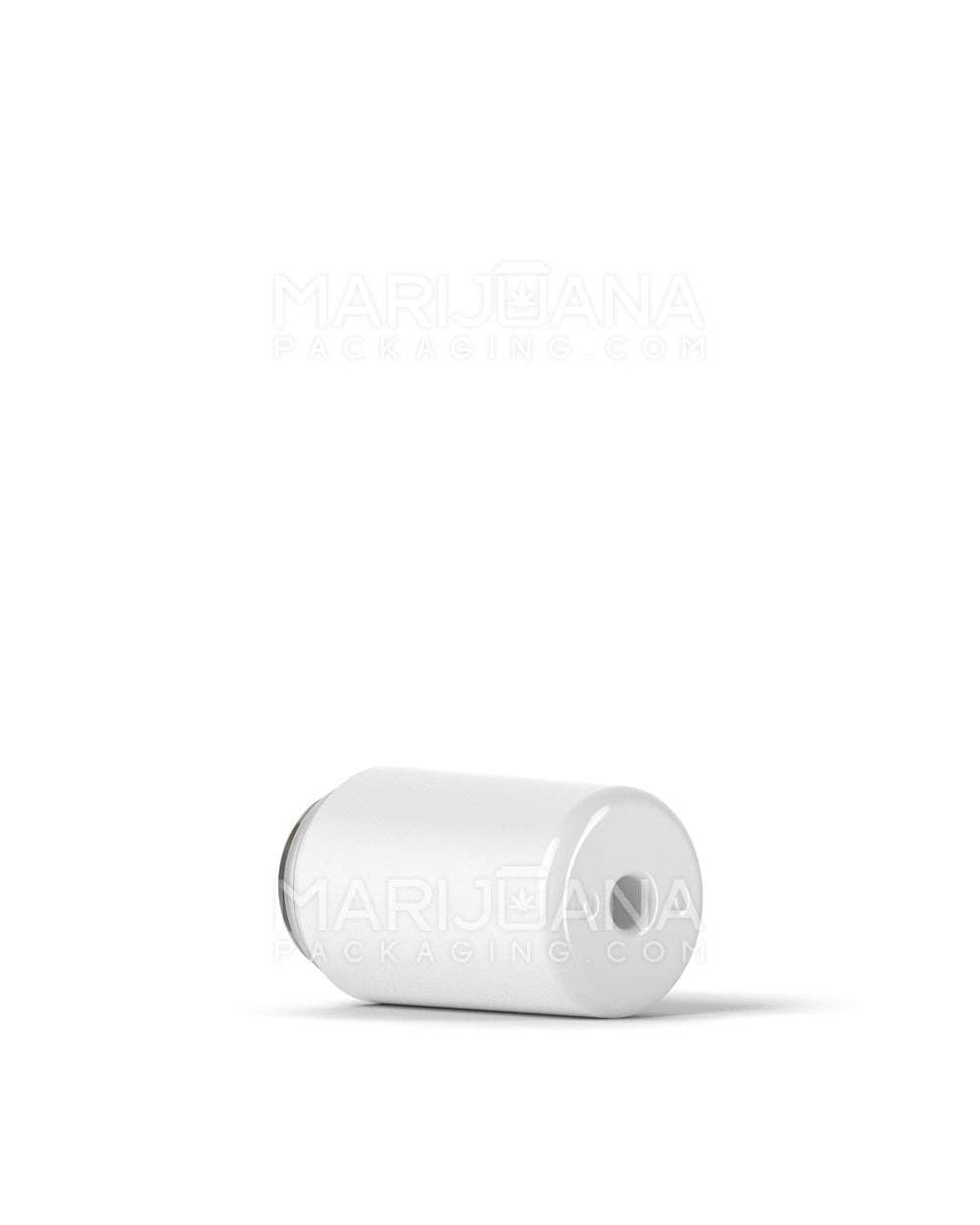 RAE Round Vape Mouthpiece for Hand Press Plastic Cartridges | White Plastic - Hand Press | Sample - 5