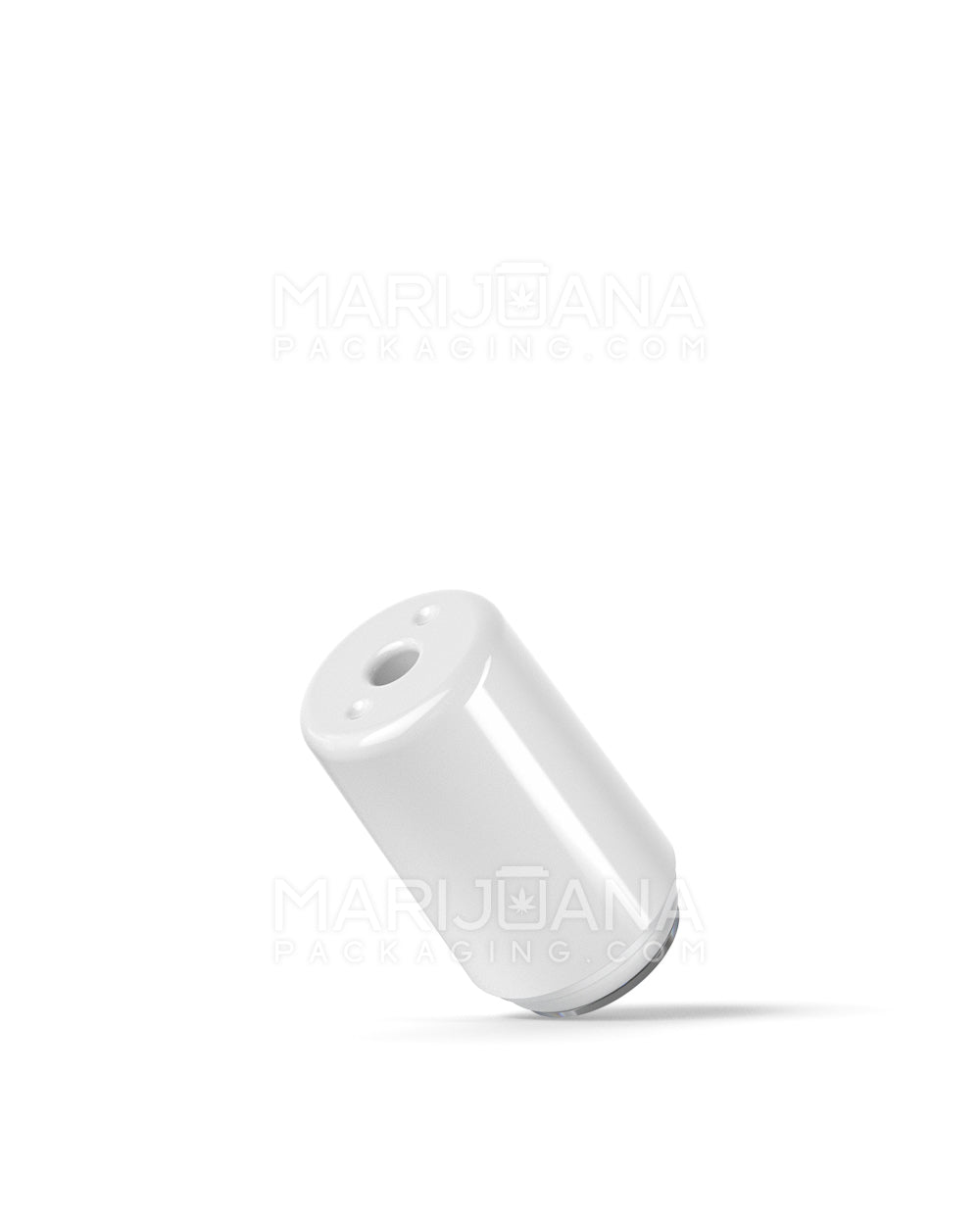 RAE Round Vape Mouthpiece for Hand Press Plastic Cartridges | White Plastic - Hand Press | Sample - 4