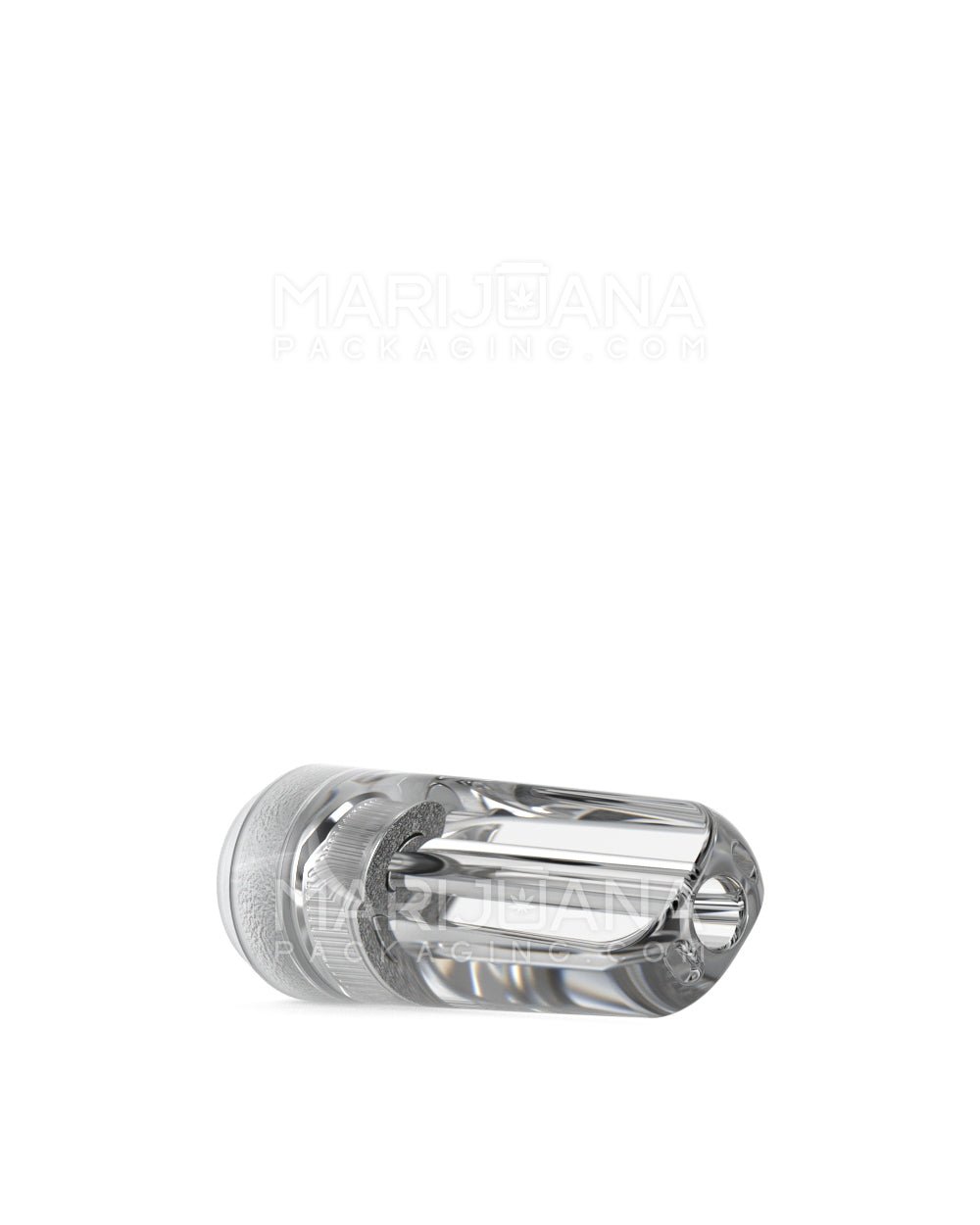 RAE | Flat Vape Mouthpiece for Hand Press Plastic Cartridges | Clear Plastic - Hand Press - 100 Count - 5