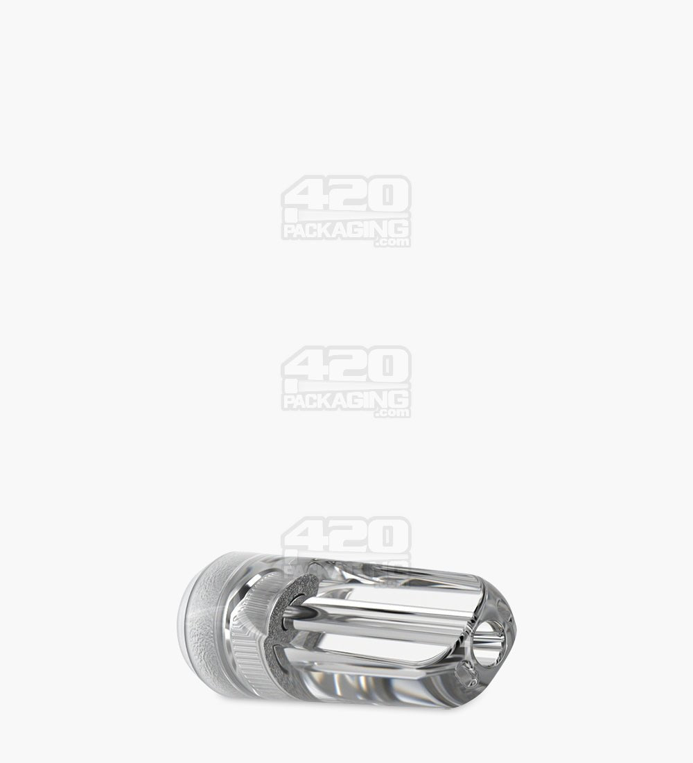 RAE Clear Plastic Flat Vape Mouthpiece for Arbor Press Plastic Cartridges 3600/Box - 5