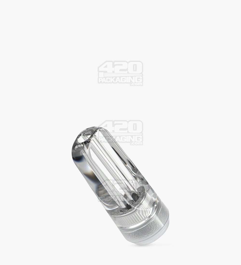 RAE Clear Plastic Flat Vape Mouthpiece for Arbor Press Plastic Cartridges 3600/Box - 4