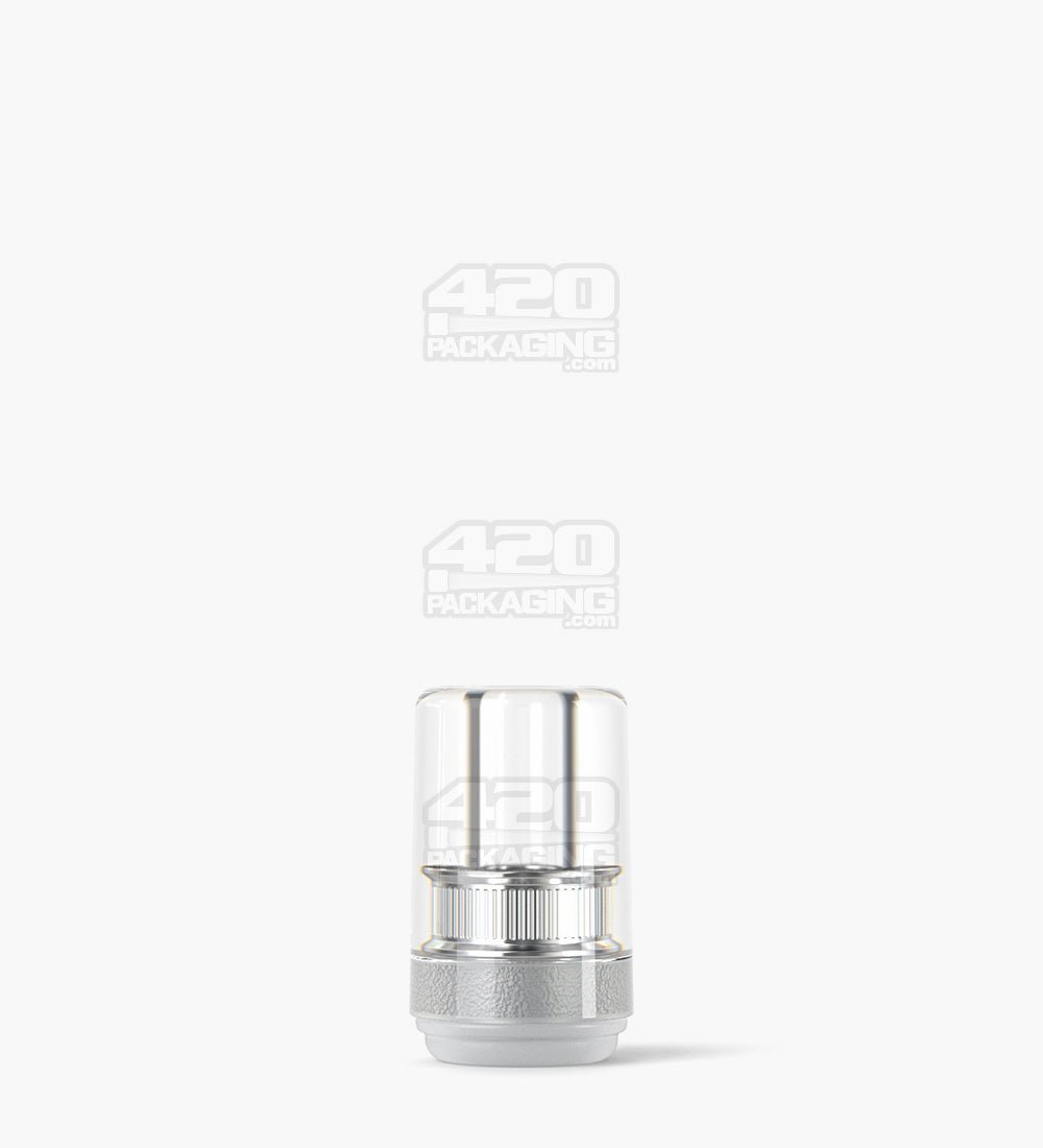 RAE Clear Plastic Round Vape Mouthpiece for Arbor Press Plastic Cartridges 400/Box - 2