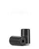 RAE | Round Vape Mouthpiece for Screw On Plastic Cartridges | Black Plastic - Screw On - 400 Count