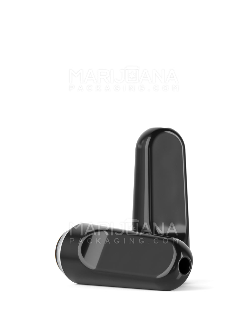 RAE | Flat Vape Mouthpiece for Hand Press Ceramic Cartridges | Black Ceramic - Hand Press - 3600 Count - 1