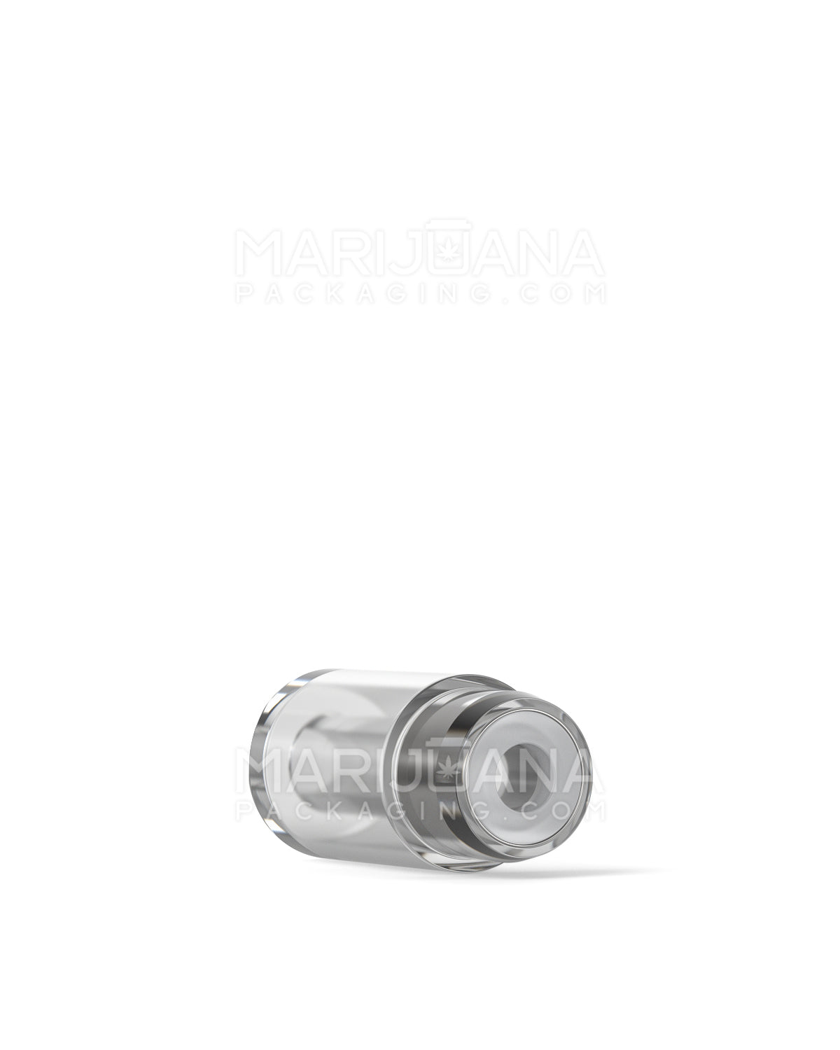 AVD | Round Vape Mouthpiece for Plastic Cartridges | Clear Plastic - Press On - 600 Count - 6