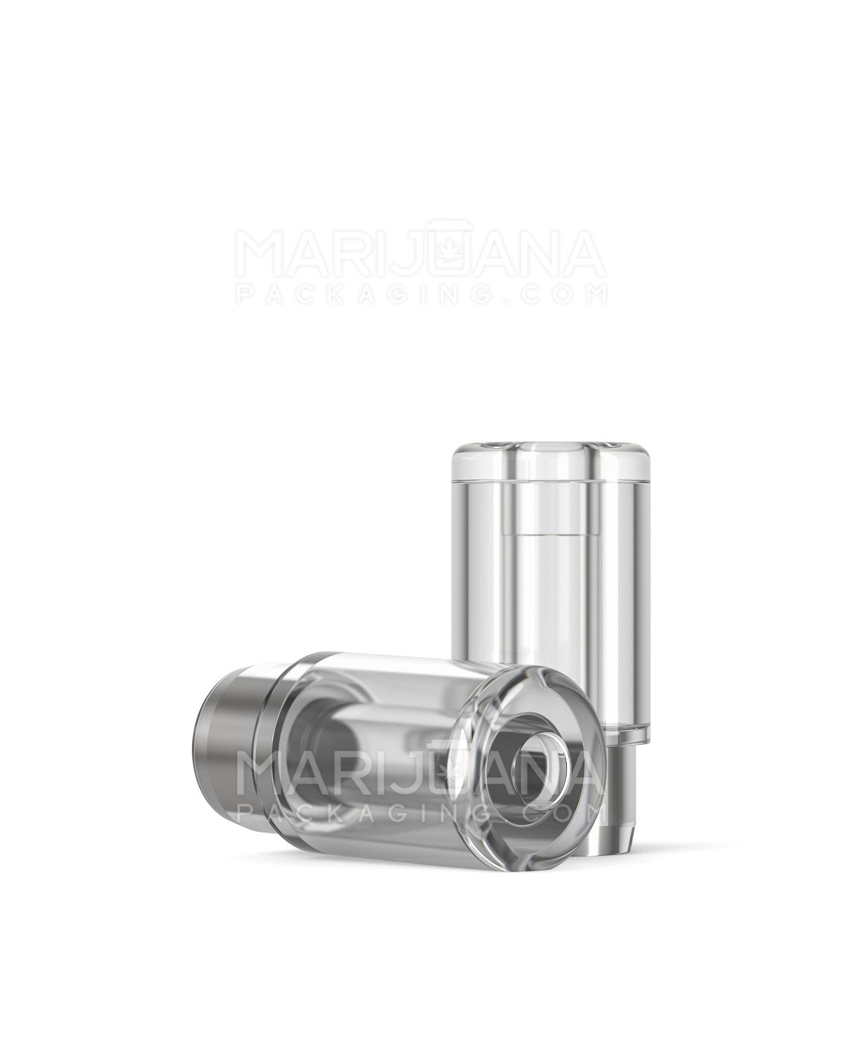 AVD Round Mouthpiece for Plastic Cartridge | Clear Plastic- Press On | Sample - 1