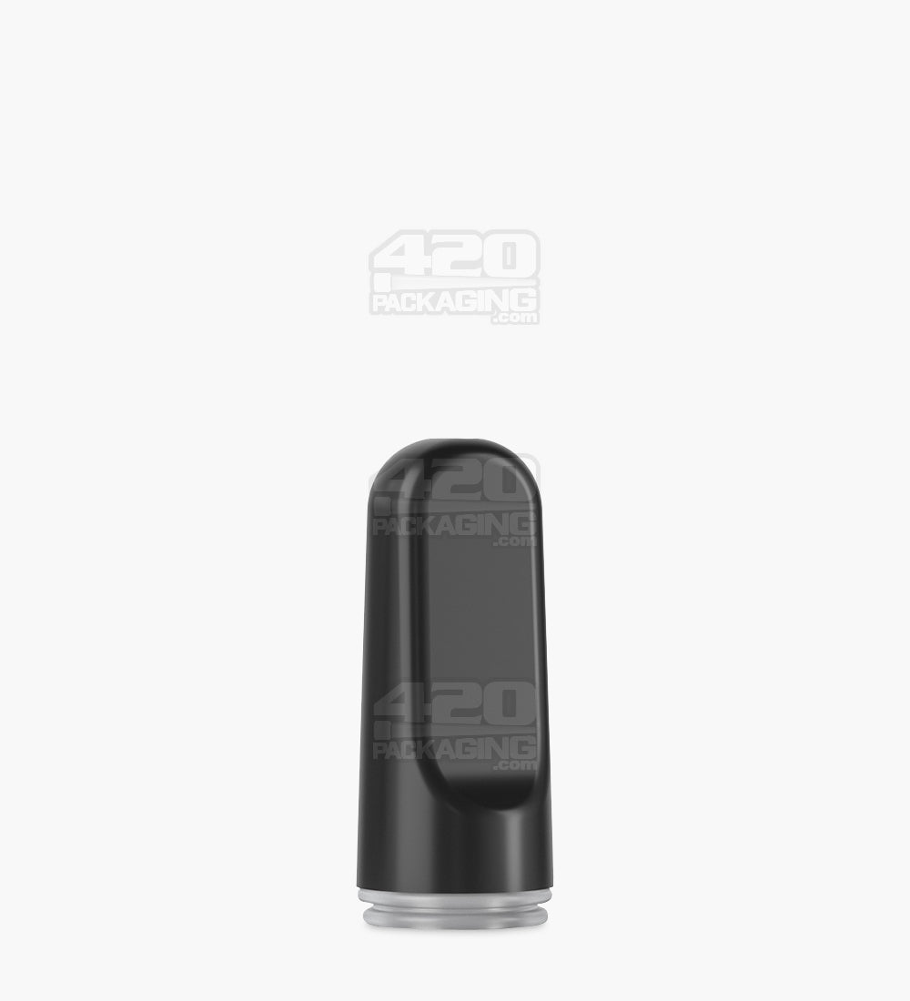 AVD | Flat Vape Mouthpiece for Glass Cartridges | Black Ceramic - Screw On - 600 Count