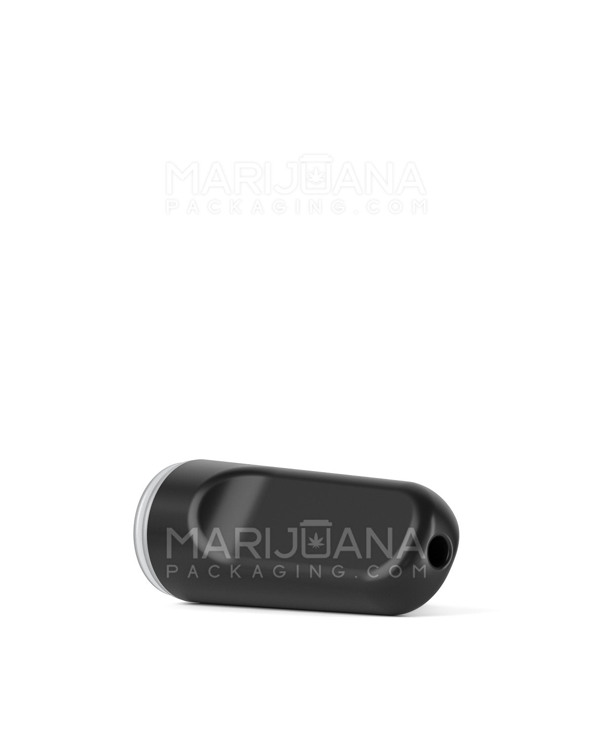 AVD Flat Vape Mouthpiece for GoodCarts Glass Cartridges | Black Ceramic - Screw On | Sample - 5