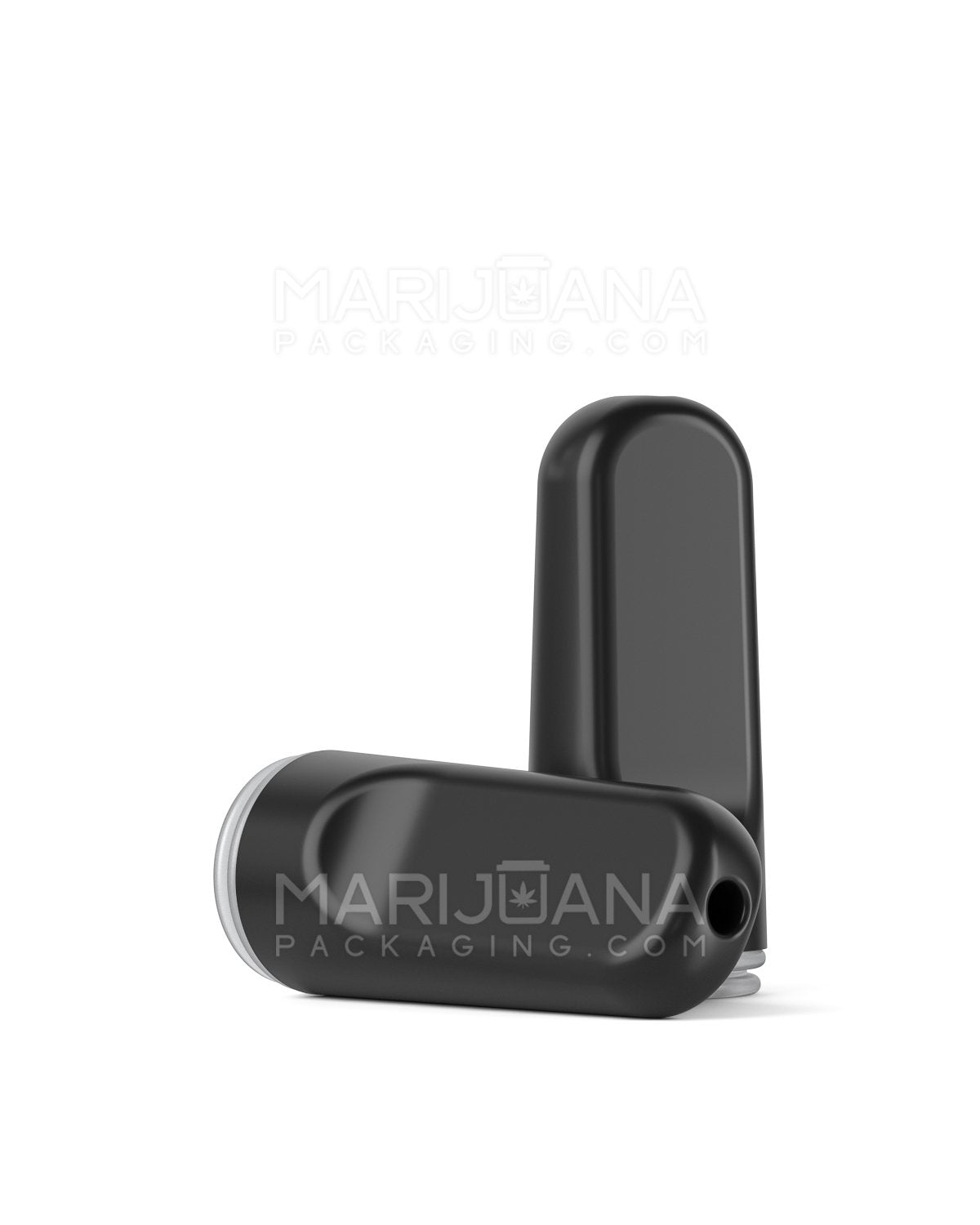 AVD Flat Vape Mouthpiece for GoodCarts Glass Cartridges | Black Ceramic - Screw On | Sample - 1