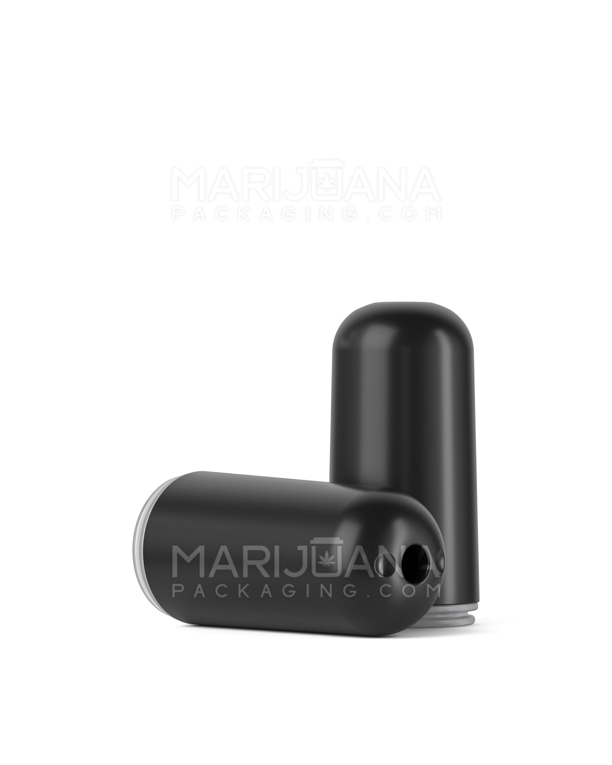 AVD | Bullet Vape Mouthpiece for Glass Cartridges | Black Ceramic - Screw On - 600 Count - 1