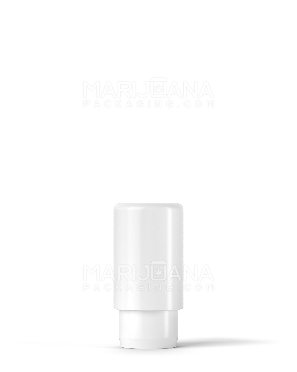 AVD | Barrel Vape Mouthpiece for Plastic Cartridges | White Plastic - Press On - 100 Count - 2
